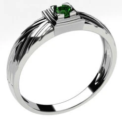 Bague Émeraude Pour Homme -Vivalatina Boutiqe baguehommeemeraudeorblanc18carats2 Copy d9ca4f9e 51de 4e47 99cb 80b2fbc9ddab