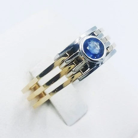 Bague Homme Saphir 4 Bague Homme Saphir – Image 2