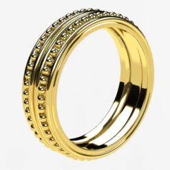 Bague Médievale -Vivalatina Boutiqe baguemedievaleallianceorjaune18carats2