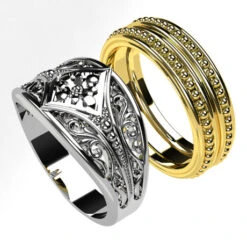 Bague Médievale -Vivalatina Boutiqe baguemedievaleor18carats