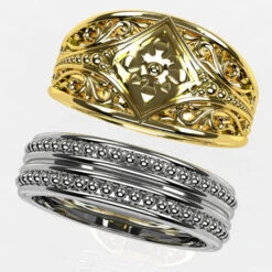 Bague Médievale -Vivalatina Boutiqe baguemedievaleor18carats3