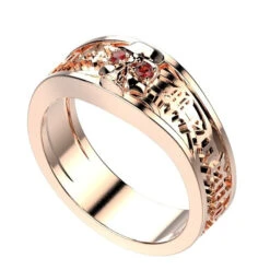 Bague Memento Mori 27 Bague Memento Mori -Vivalatina Boutiqe baguemementomorirubis