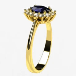 Bague Pompadour Avec Pierre De Saphir Bleu -Vivalatina Boutiqe baguepompadoursaphirorjaune18carats3