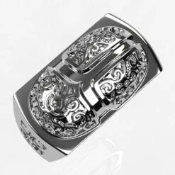 Bague Scarabée Égyptien En Or Ou Argent Massif -Vivalatina Boutiqe baguescarabeorblanc18carats4 min