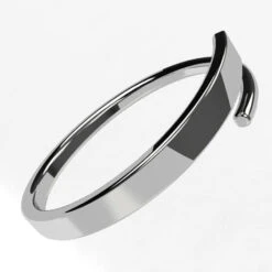 Bague Simple En Or 21 Bague Simple En Or -Vivalatina Boutiqe baguesimpleenorblanc18carats 3