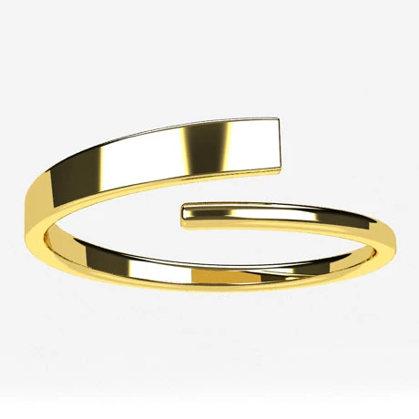 Bague Simple En Or 12 Bague Simple En Or – Image 10