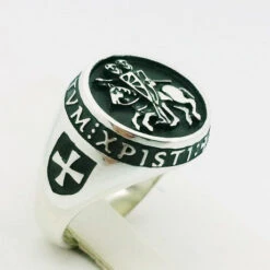 Bague Des Templiers 18 Bague Des Templiers -Vivalatina Boutiqe baguetemplierargentsterling 5 Copy