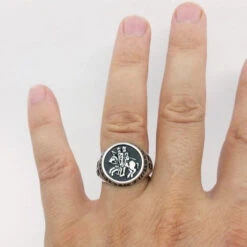 Bague Des Templiers 21 Bague Des Templiers -Vivalatina Boutiqe baguetemplierargentsterling 9 Copy