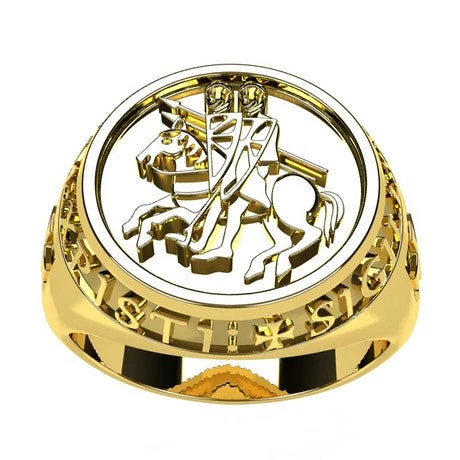 Chevalière Templier En Or 17 Chevalière Templier En Or – Image 15