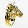 Bague Cheval En Argent -Vivalatina Boutiqe baguetetedechevalargentplaqueor