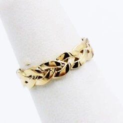 Alliance Tressée -Vivalatina Boutiqe baguetresseorjaune18carats 2