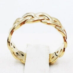 Alliance Tressée -Vivalatina Boutiqe baguetresseorjaune18carats 5 Copy