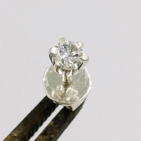 Boucle D'Oreille Clou Diamant 5 Boucle D'Oreille Clou Diamant – Image 3