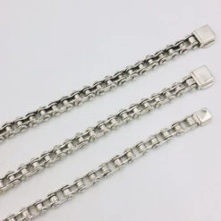 Bracelet Chaîne Moto En Argent Massif -Vivalatina Boutiqe bracelet argent maille moto 8