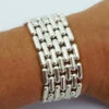 Bracelet Chaine Maille Grain De Riz En Argent -Vivalatina Boutiqe bracelet chaine maille grain de riz 9 Copy