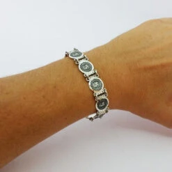 Bracelet Ethnique Maya En Argent -Vivalatina Boutiqe bracelet ethnique argent 6 Copy