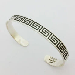 Bracelet Grec En Argent -Vivalatina Boutiqe bracelet grec argent 3 Copy