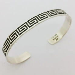 Bracelet Grec En Argent