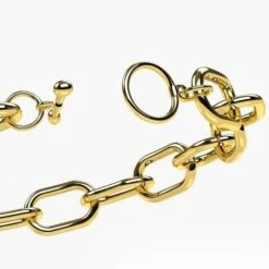 Bracelet Grosse Maille Or 18 Carats -Vivalatina Boutiqe bracelet grosse amaille or 18 carats 6