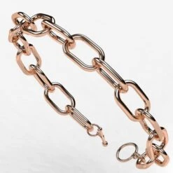 Bracelet Grosse Maille Or 18 Carats -Vivalatina Boutiqe bracelet grosse amaille or 18 carats 9