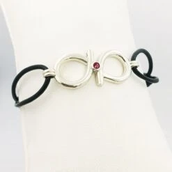 Bracelet Infini Pour Homme Personnalisable -Vivalatina Boutiqe bracelet infini rubis 3