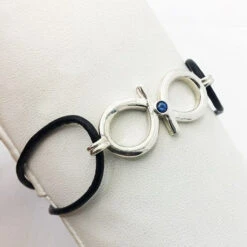 Bracelet Infini Pour Homme Personnalisable -Vivalatina Boutiqe bracelet infini saphir 1