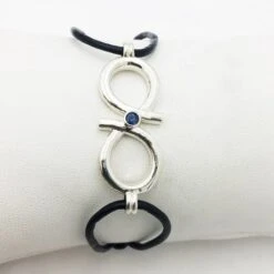 Bracelet Infini Pour Homme Personnalisable -Vivalatina Boutiqe bracelet infini saphir 2