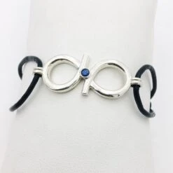 Bracelet Infini Pour Homme Personnalisable -Vivalatina Boutiqe bracelet infini saphir 3