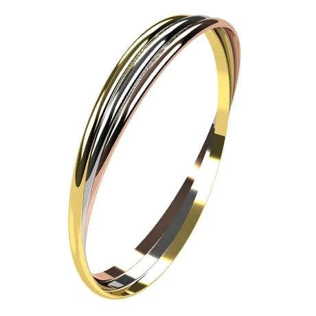 Bracelet Jonc 3 Ors 3 Bracelet Jonc 3 Ors