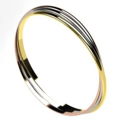 Bracelet Jonc 3 Ors 8 Bracelet Jonc 3 Ors -Vivalatina Boutiqe bracelet jonc 3 ors 18 carats 3