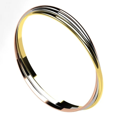 Bracelet Jonc 3 Ors 5 Bracelet Jonc 3 Ors – Image 3