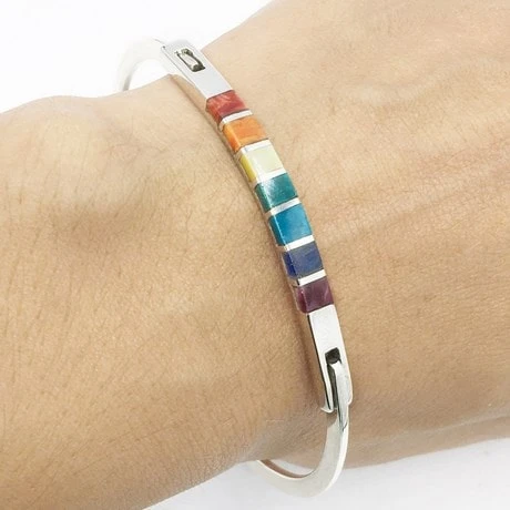 Bracelet Jonc De Pierres Naturelles – Image 2