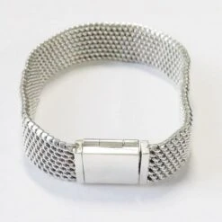 Bracelet Maille Milanaise En Argent -Vivalatina Boutiqe bracelet maill milanaise 7