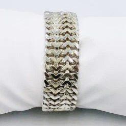 Gros Bracelet Argent Pour Femme -Vivalatina Boutiqe bracelet maille gourmette triple 4