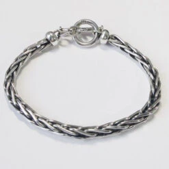 Bracelet Maille Palmier En Argent Massif -Vivalatina Boutiqe bracelet maille palmier argent massif 8 Copy