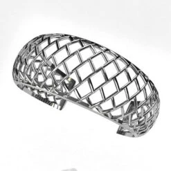 Bracelet Manchette En Or 18 Carats -Vivalatina Boutiqe bracelet manchette or blanc 18 carats 7
