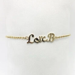 Bracelet Prénom En Or -Vivalatina Boutiqe bracelet prenom or personnalise 10