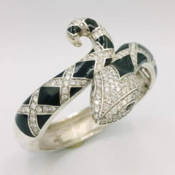 Bracelet Serpent En Argent Pour Femme -Vivalatina Boutiqe bracelet serpent argent 24