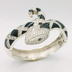 Bracelet Serpent En Argent Pour Femme -Vivalatina Boutiqe bracelet serpent argent 25