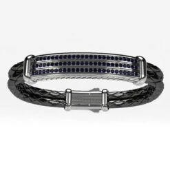 Bracelet Saphir Bleu Pour Homme -Vivalatina Boutiqe braceletsaphirpourhomme3