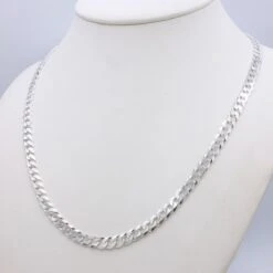 Collier à Chaîne Maille Gourmette -Vivalatina Boutiqe chaine maille gourmette 3