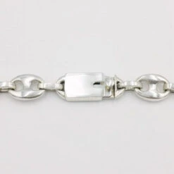 Chaîne Graine De Café Pour Homme -Vivalatina Boutiqe chaine maille grain de cafe argent pour homme 4