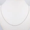 Collier Maille Jaseron En Or 18 Carats -Vivalatina Boutiqe chainemaillejaseronorblanc18carats 6 Copy