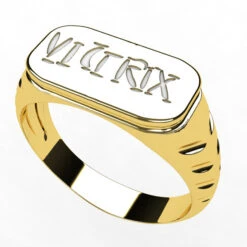 Chevalière Romaine Pour Homme Antique -Vivalatina Boutiqe chevaliere antique romaine or jaune 18 carats