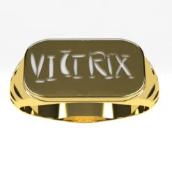 Chevalière Romaine Pour Homme Antique -Vivalatina Boutiqe chevaliere antique romaine or jaune 18 carats 6