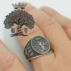 Chevalière Armoiries -Vivalatina Boutiqe chevaliere armoiries argent 3