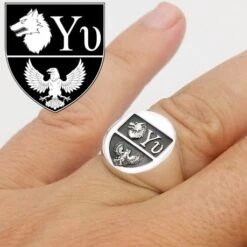 Chevalière Armoiries -Vivalatina Boutiqe chevaliere armoiries argent 6