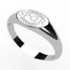Bague Romaine SPQR -Vivalatina Boutiqe chevaliere bague romaine or blanc 18 carats Copy