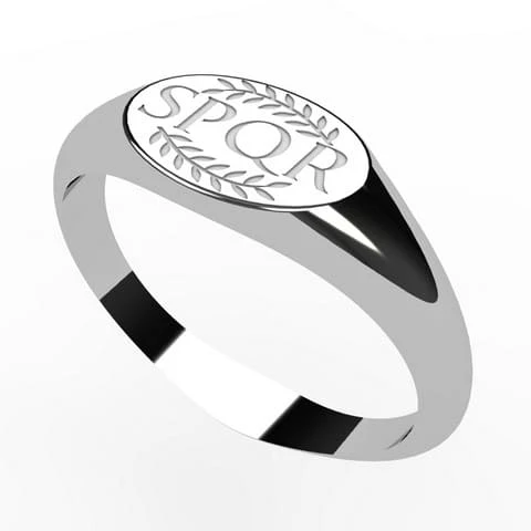 Bague Romaine SPQR 3 Bague Romaine SPQR