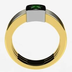 Chevalière Émeraude En Or 38 Chevalière Émeraude En Or -Vivalatina Boutiqe chevaliere emeraude ronde 7